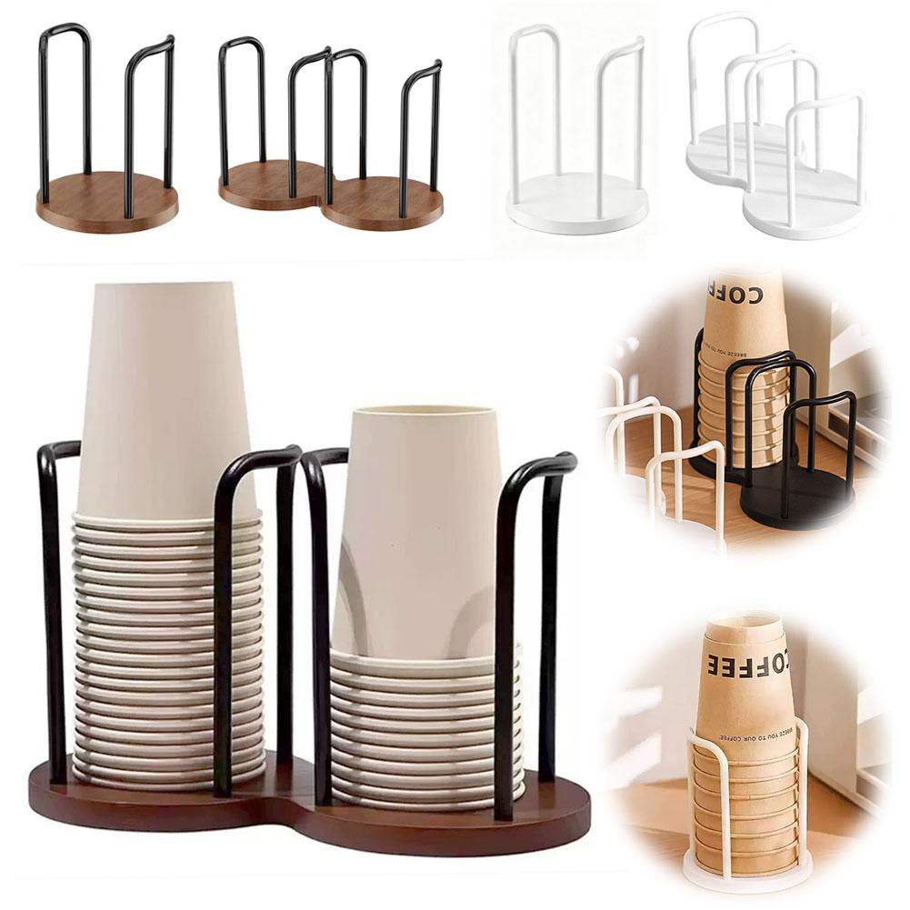 Coffee Equipment Rack - Podwójny dozownik na papierowe kubki z