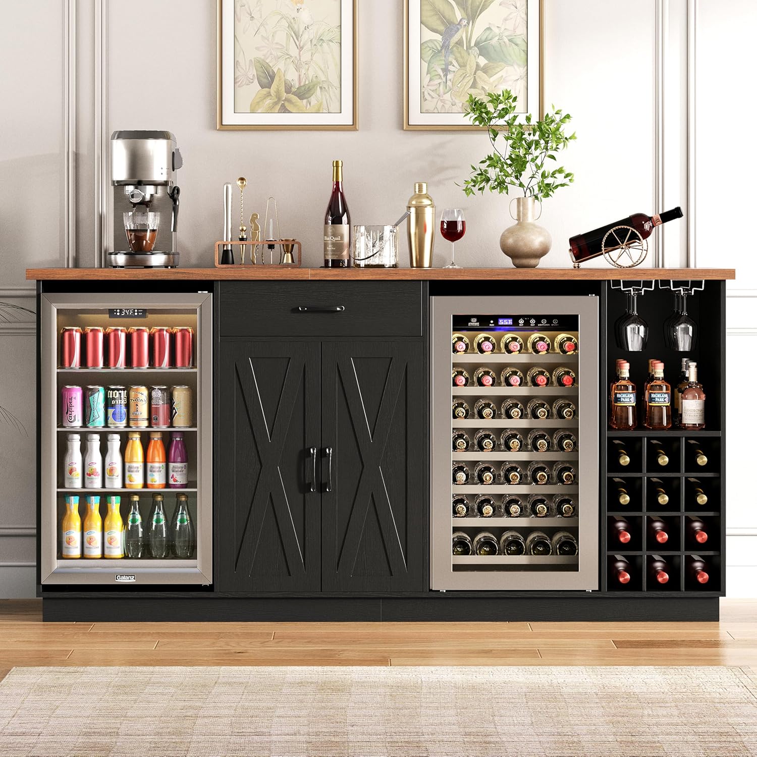 Coffee Equipment Rack - Duża szafka barowa na kawę o