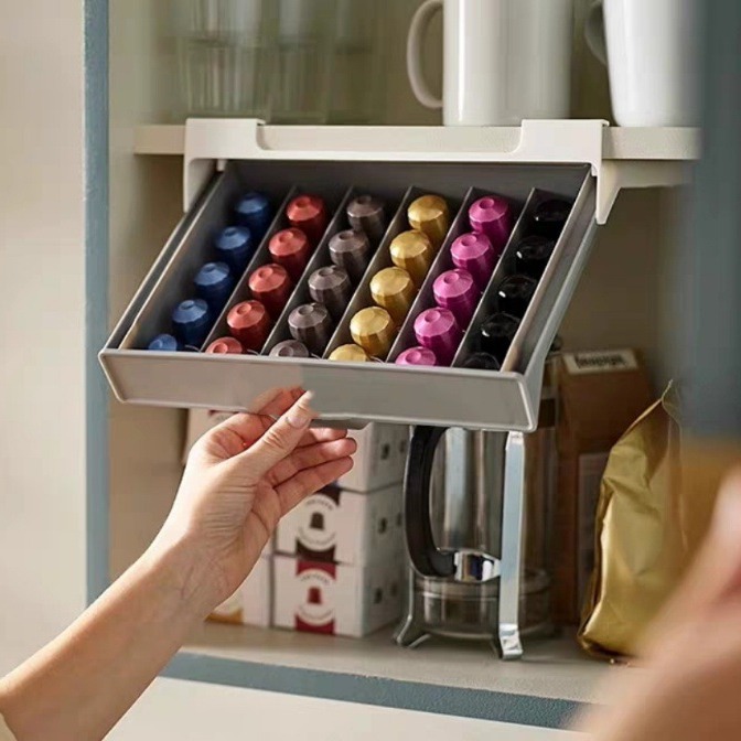 Pojemnik na kapsułki kawy, org – Coffee Equipment Rack recenzja i cena