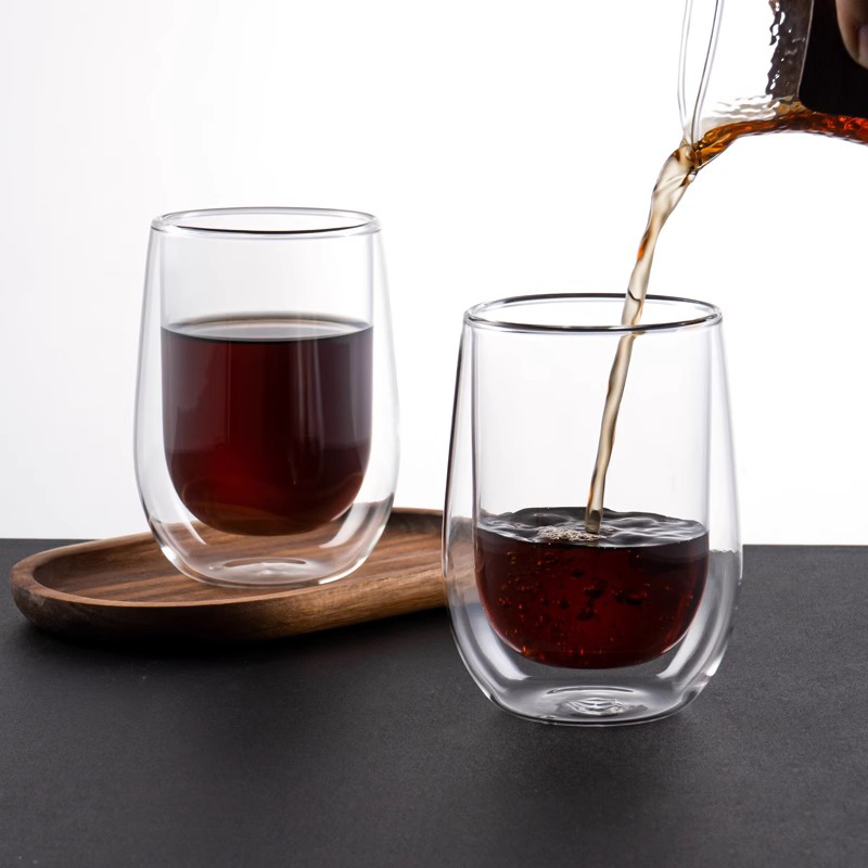 2/4 szt. Dwukomorowe filiżanki – Espresso Shot Glass recenzja i cena