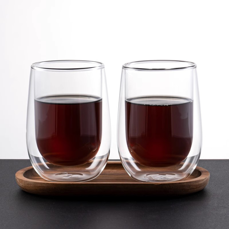 2/4 szt. Dwukomorowe filiżanki – Espresso Shot Glass recenzja i cena