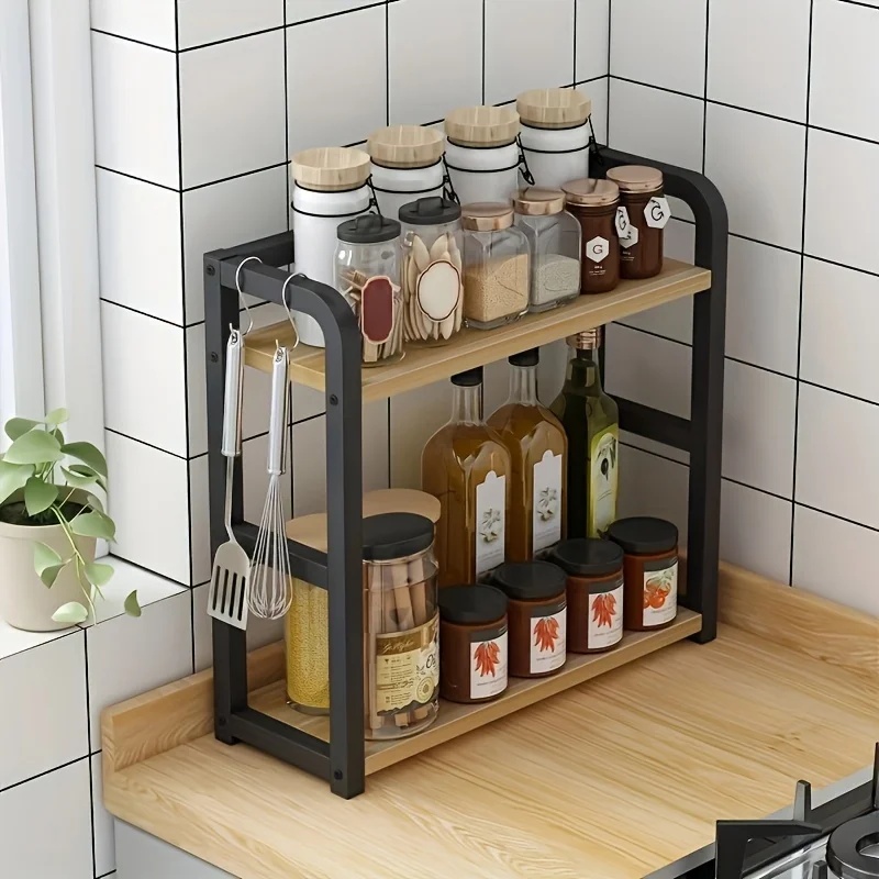 1 szt. 2-poziomowa metalowa pó – Coffee Equipment Rack recenzja i cena