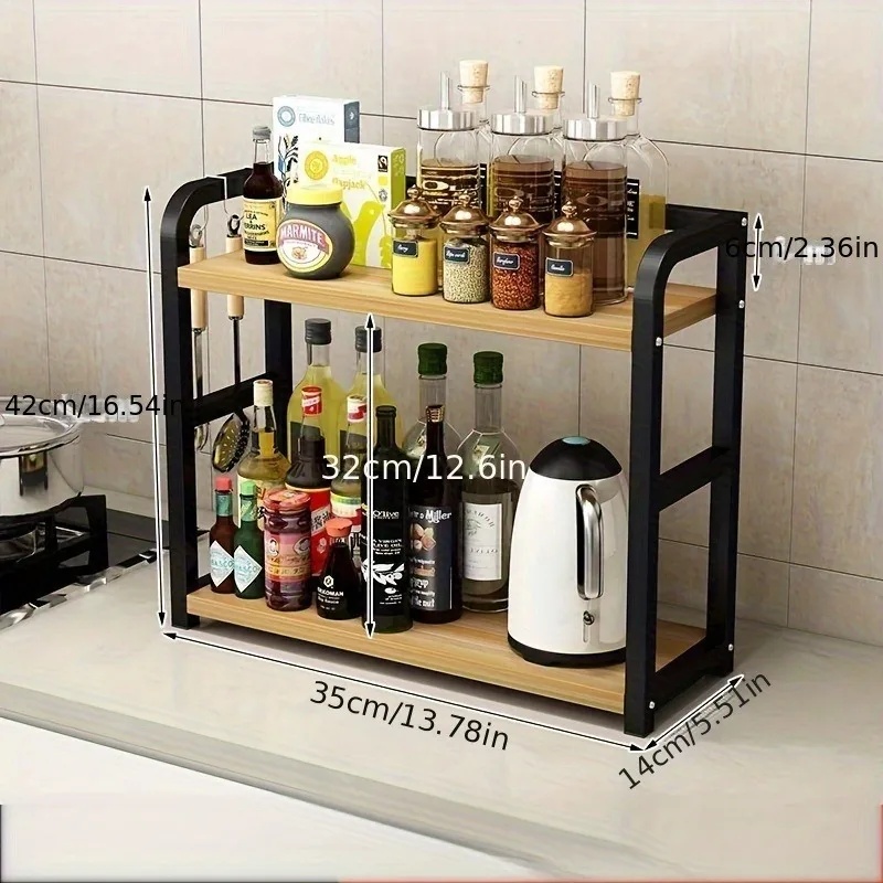 1 szt. 2-poziomowa metalowa pó – Coffee Equipment Rack recenzja i cena