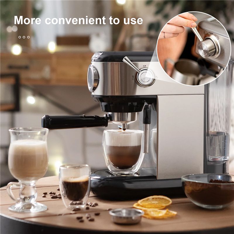 Wymienna dźwignia parowa do ek – Breville Espresso Barista Express recenzja i cena