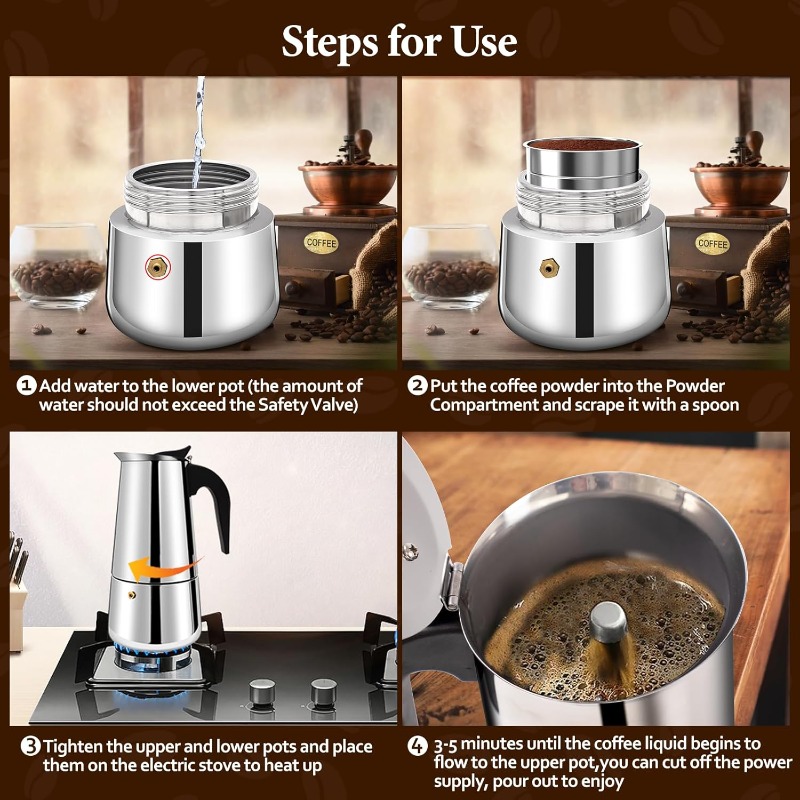Kawiarka do moka ze stali nier – Quality Coffee Equipment recenzja i cena