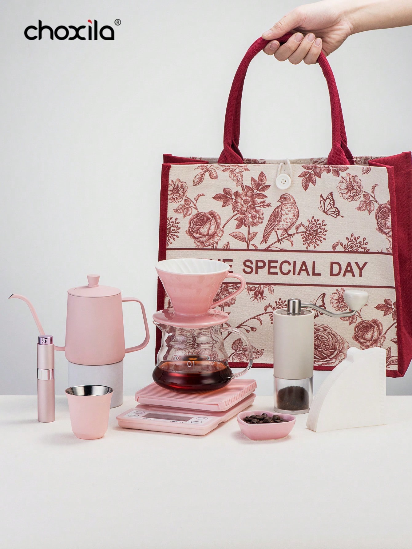 1 zestaw różowego zestawu do k – Coffee Equipment Kit recenzja i cena