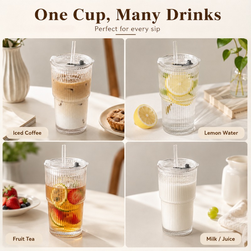 Szklanka do kawy w paski z pok – Espresso Shot Glass recenzja i cena