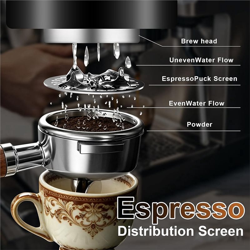 Nowa siatka na kawałki kawy z  – Breville Espresso Barista Express recenzja i cena